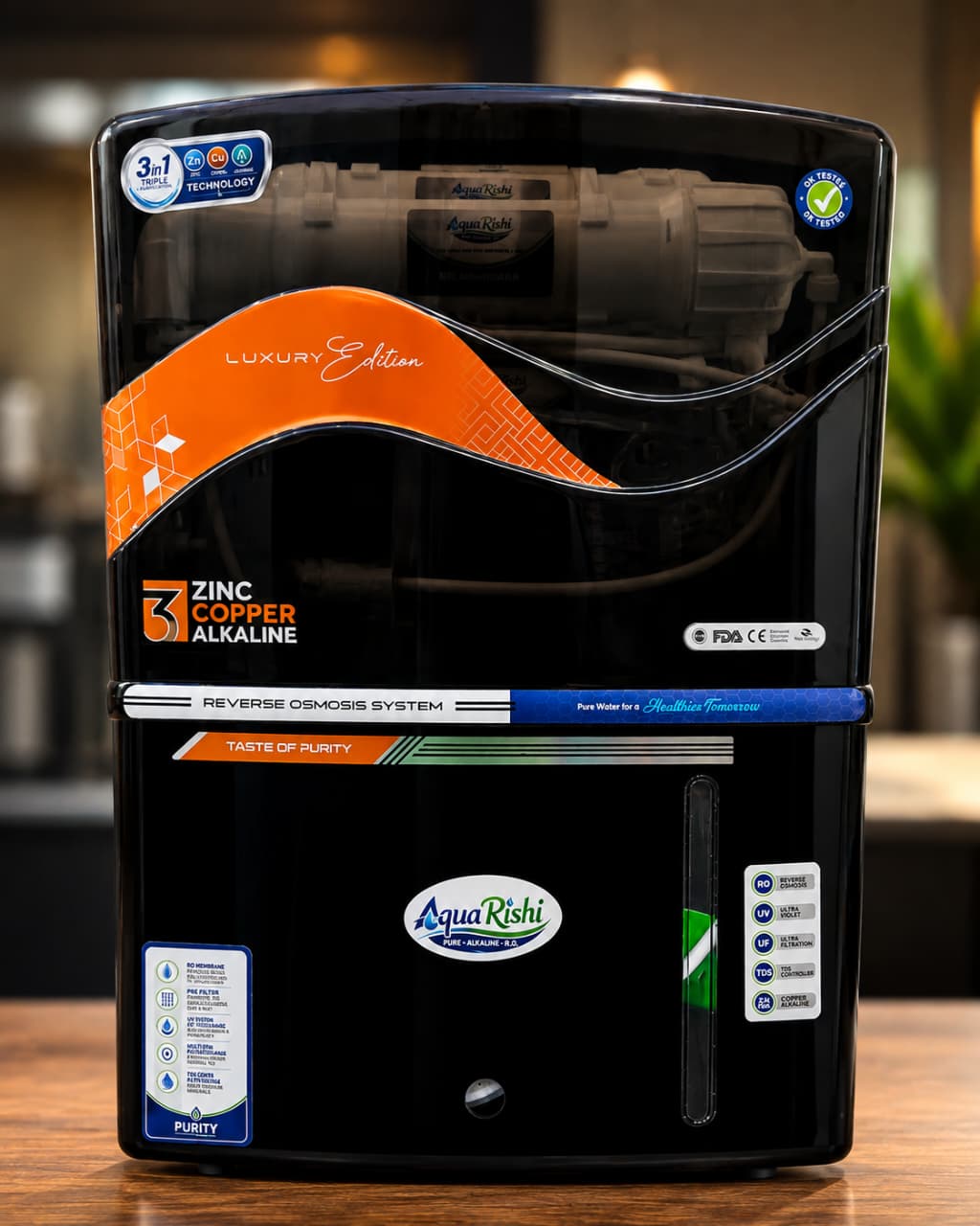 Aqua Rishi Luxury Edition black purifier